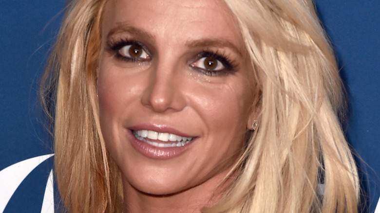 Britney Spears attending the 29th Annual GLAAD Media Awards