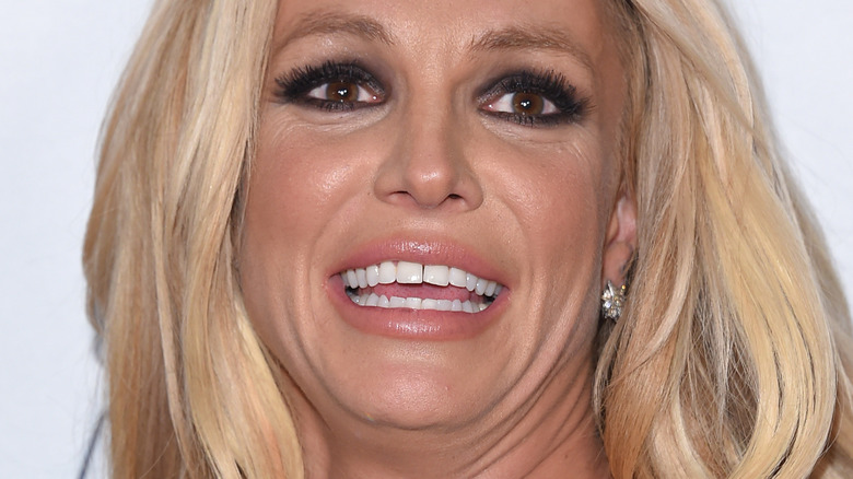 Britney Spears smiling