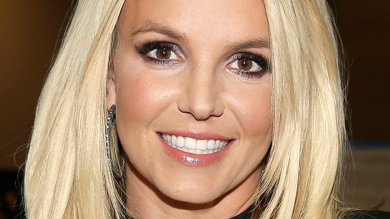 Britney Spears smiling