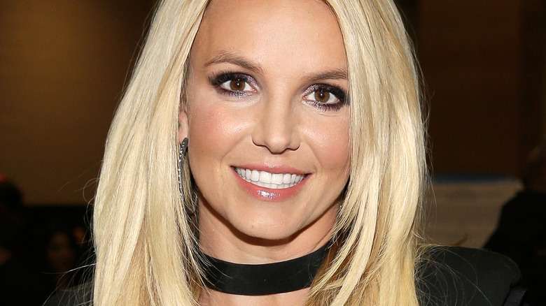 Britney Spears smiling