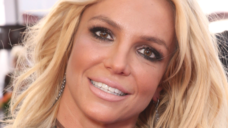 Britney Spears smiling