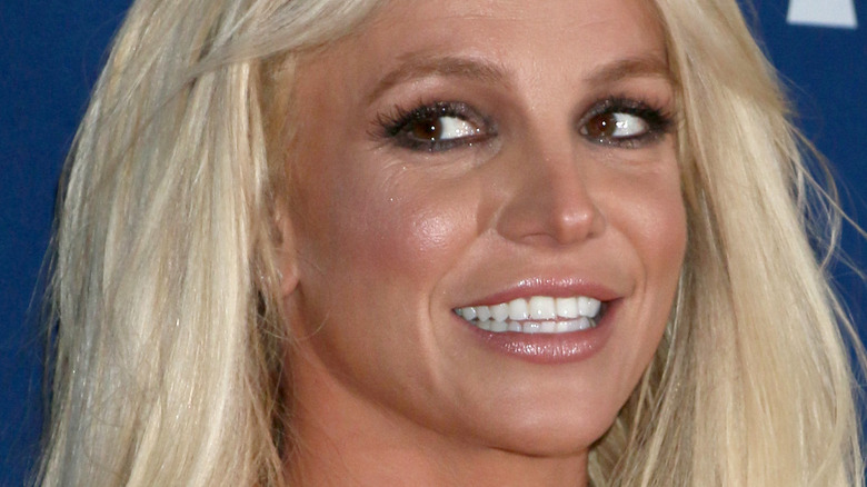 Britney Spears smiling