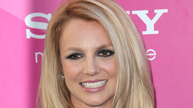 Britney Spears smiling