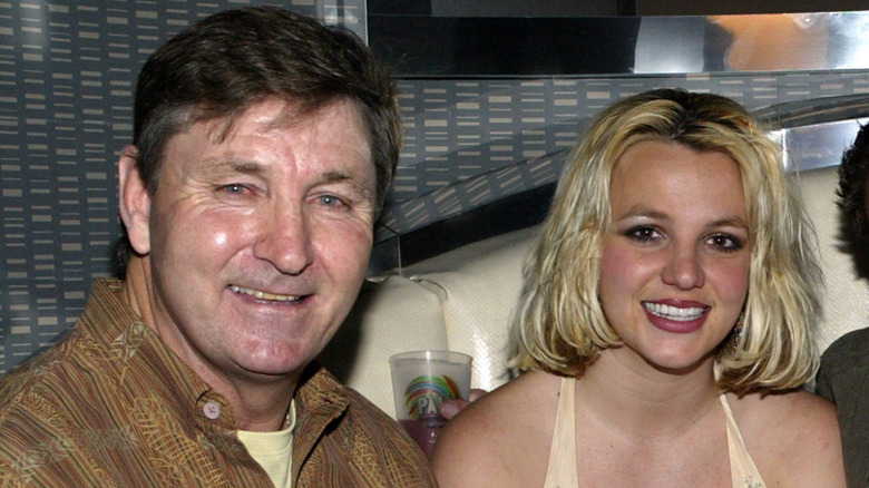 Jamie Spears and Britney Spears smiling