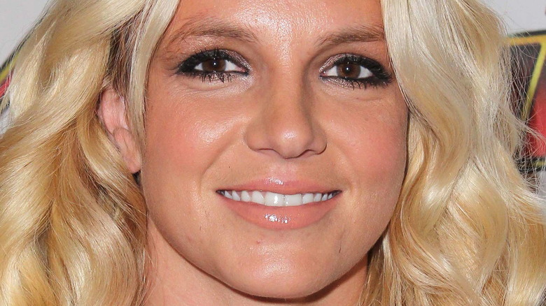 Britney Spears smiling