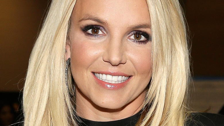 Britney Spears smiling