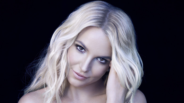 Britney Spears posing for a portrait 