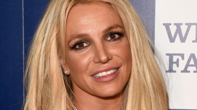 Closeup of Britney Spears