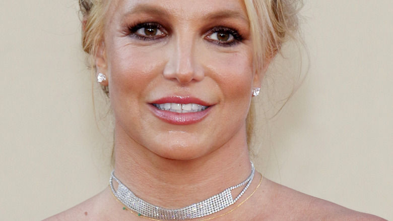 Britney Spears smiling