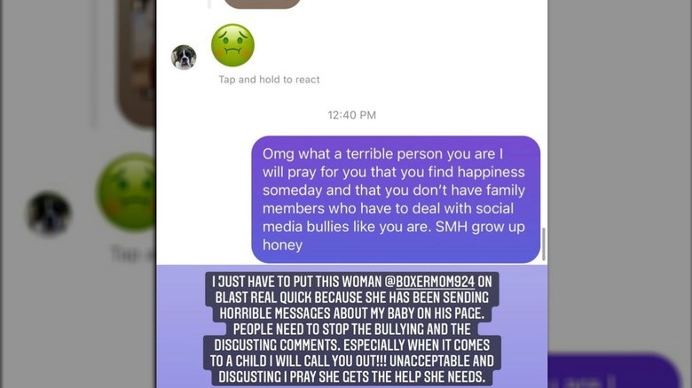 A screenshot from Brittany Cartwright's Instagram account