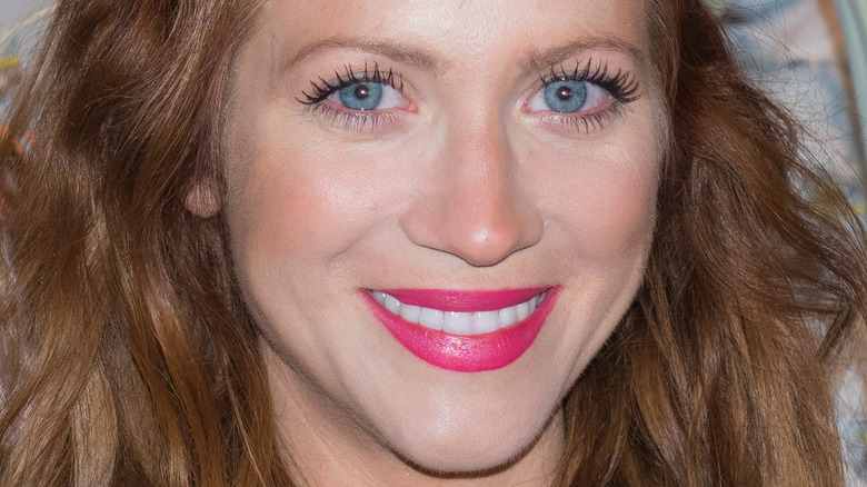 Brittany Snow smiling