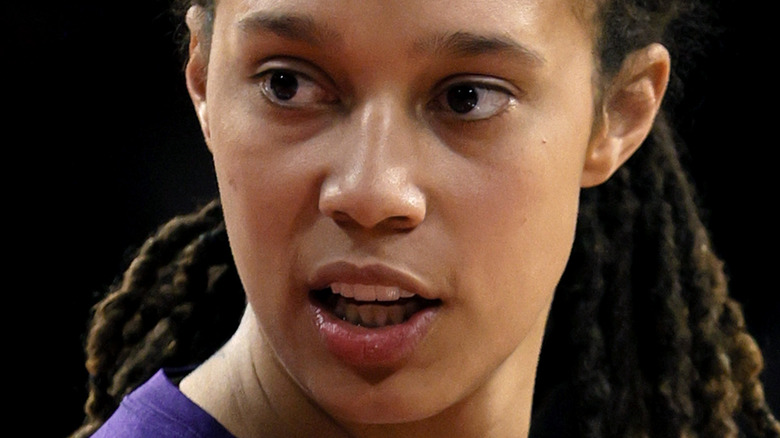 Brittney Griner with a neutral expression