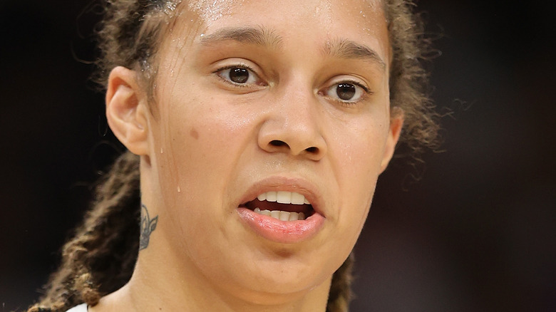 Brittney Griner #42 of the Phoenix Mercury during the first half in Game Four 