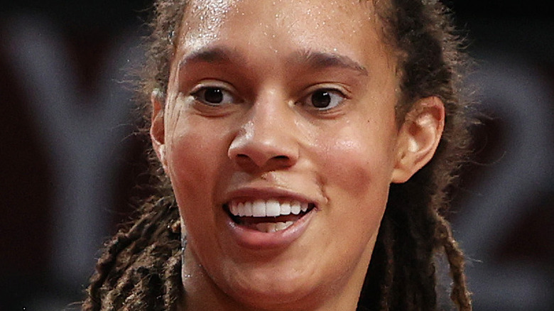 Britney Griner, smiling