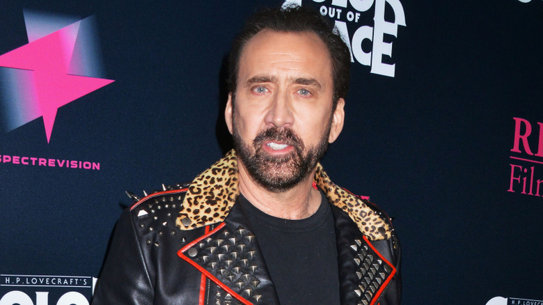 Nicolas Cage on the red carpet