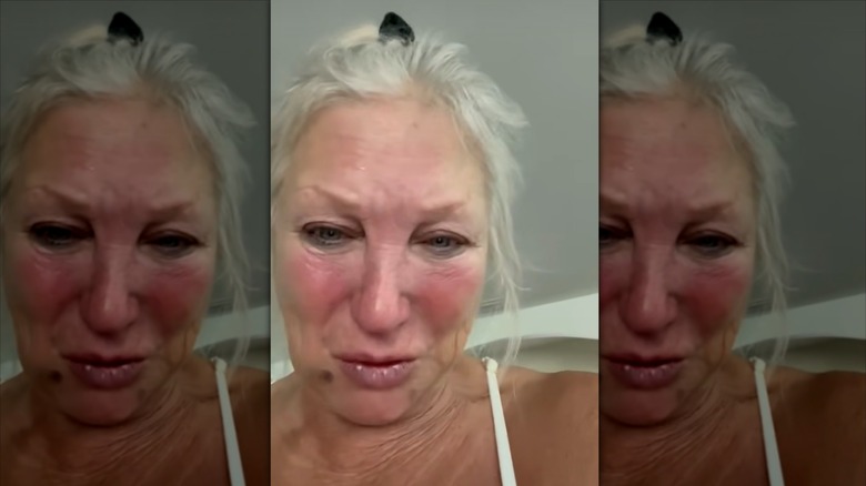 Captured still of Linda Hogan looking into camera