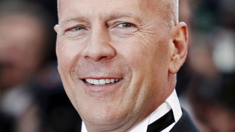 Bruce Willis smiles