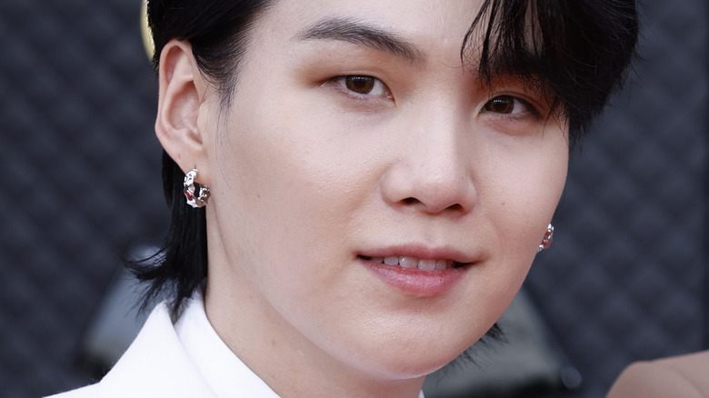 Suga from BTS at the Grammys 