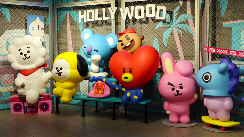 BT21 life-size figurines