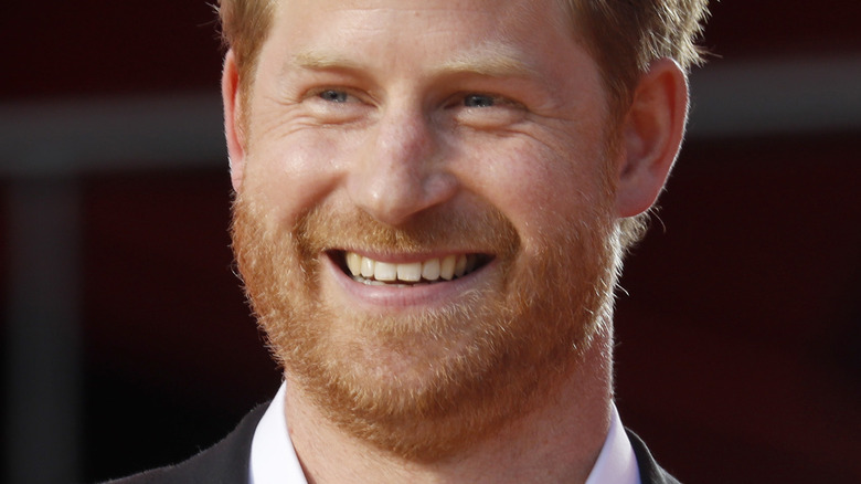 Prince Harry smiling