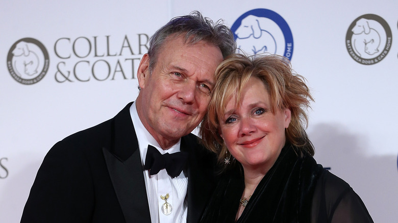 Anthony Head with late partner Sarah Fisher