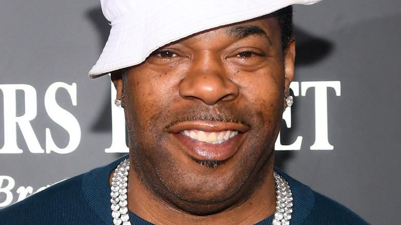 Busta Rhymes smiling