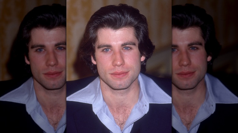 John Travolta pictured at an event in the 1970s.