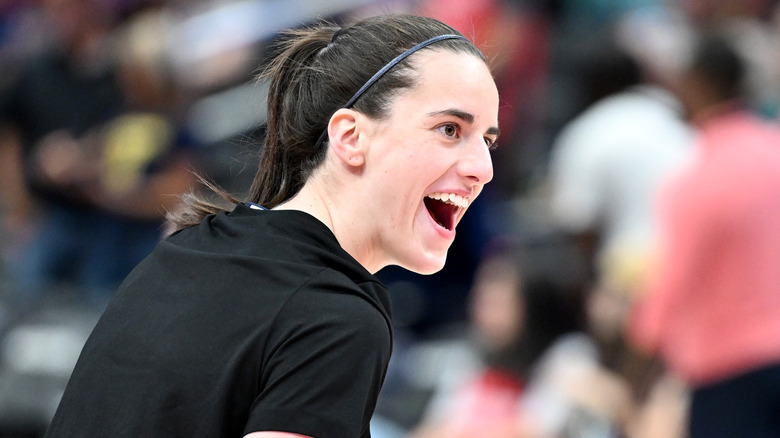 Caitlin Clark smiling