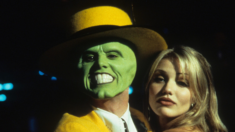 Jim Carrey and Cameron Diaz in a scene from The Mask