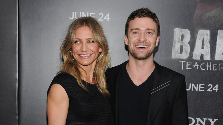 Cameron Diaz with then-boyfriend Justin Timberlake