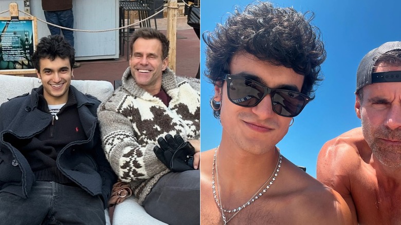 Cameron Mathison and son Lucas Mathison