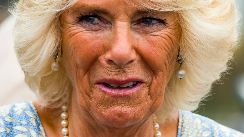 Camilla Parker Bowles smiling