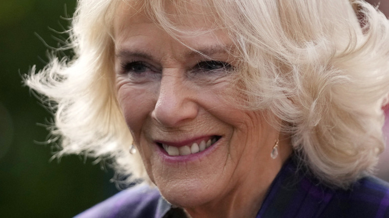 Camilla Parker Bowles smiling