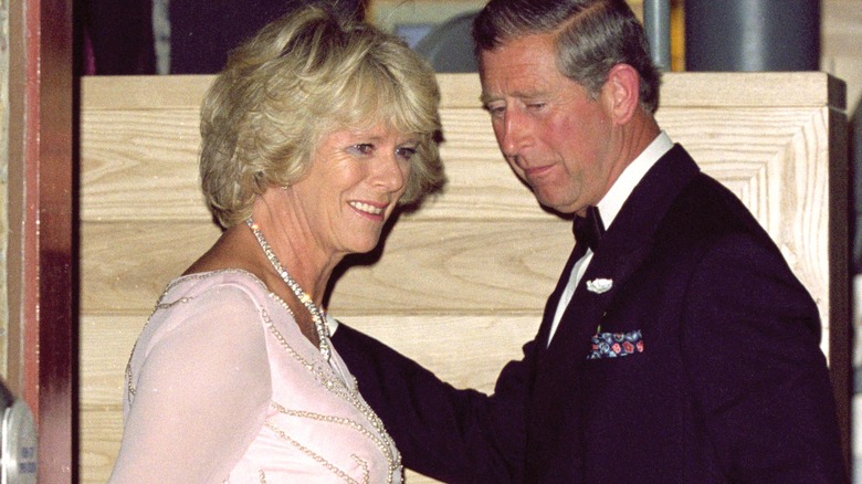 Camilla Parker Bowles and King Charles smiling 