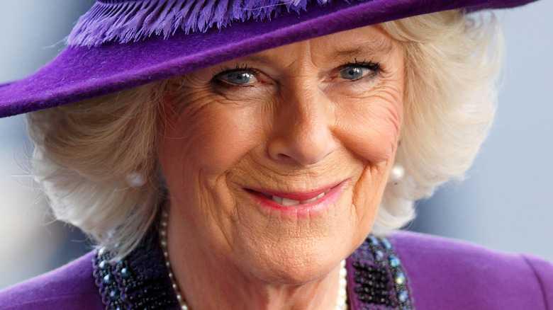 Camilla Parker Bowles smiling