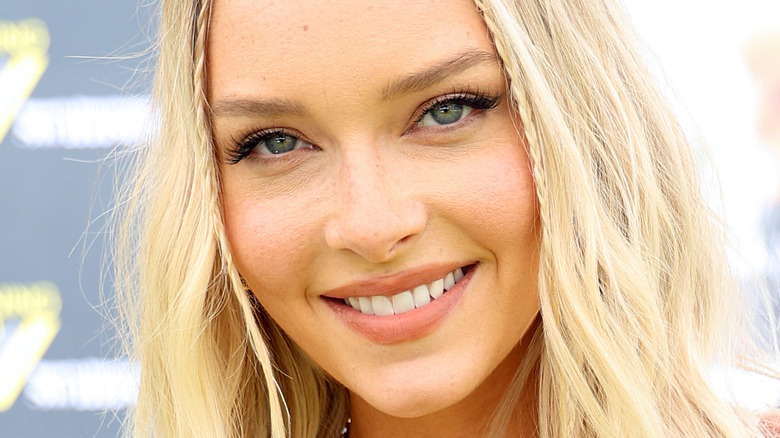 Camille Kostek smiling