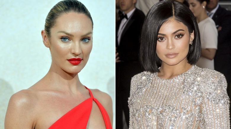 Candice Swanepoel and Kylie Jenner