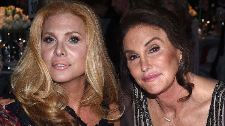 Candis Cayne and Caitlyn Jenner posing