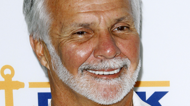 Captain Lee Rosbach smiles at event