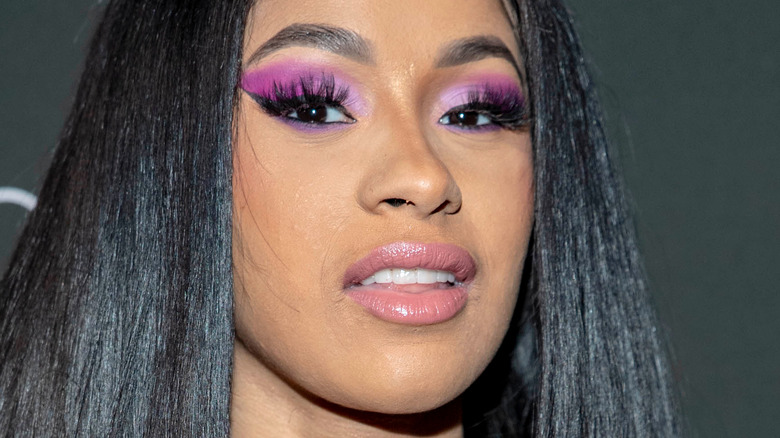 Cardi B gazing in front