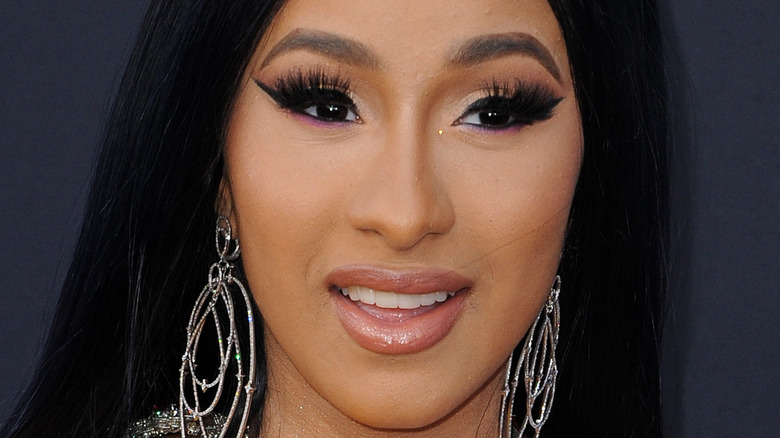 Cardi B smiing