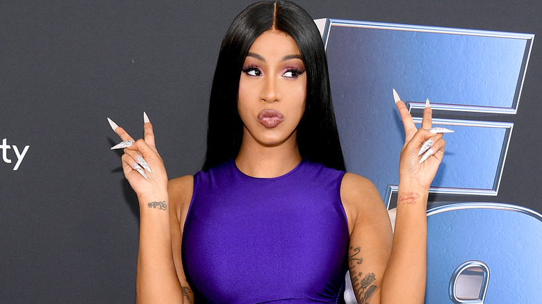 Cardi B posing 