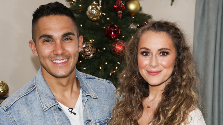 Carlos and Alexa PenaVega at Christmastime