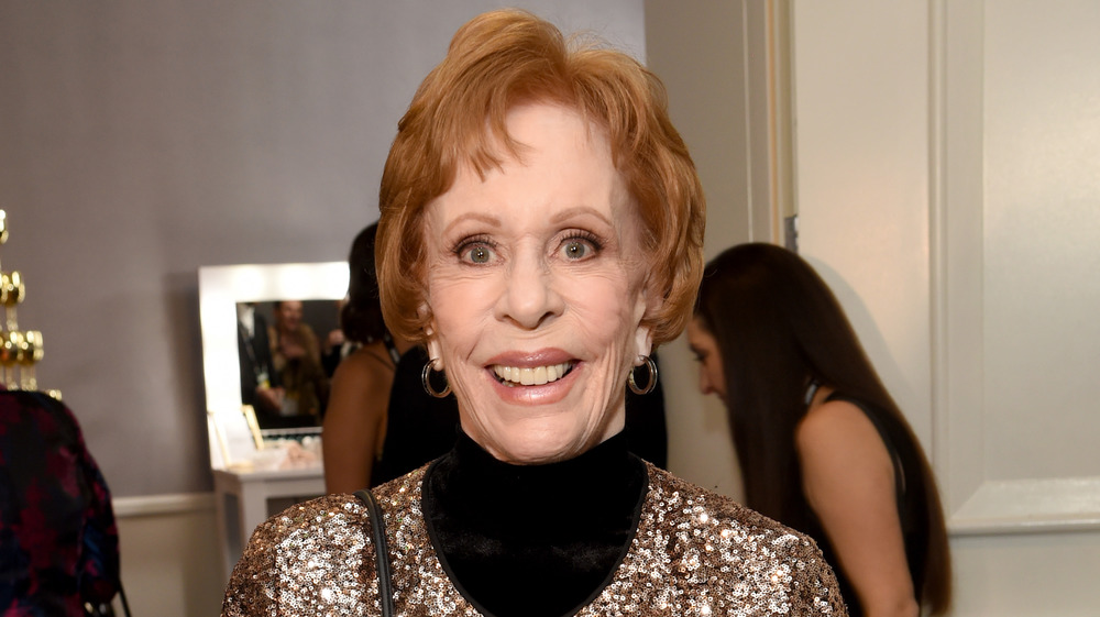 Carol Burnett smiling at the 77th Annual Golden Globe Awards