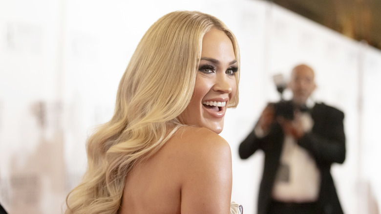 Carrie Underwood smiling