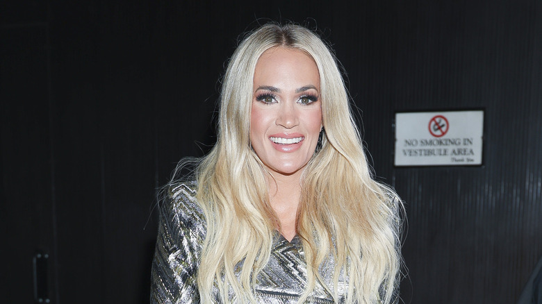Carrie Underwood with blonde hair