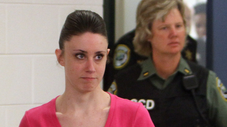 Casey Anthony appearing in court