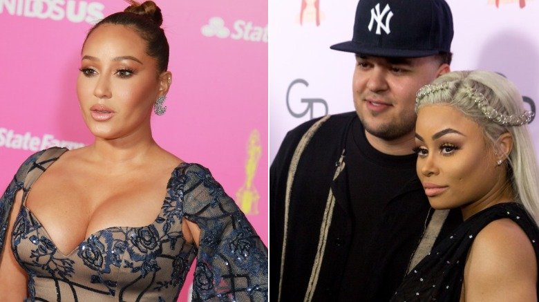 Adrienne Bailon, Rob Kardashian and Blac Chyna