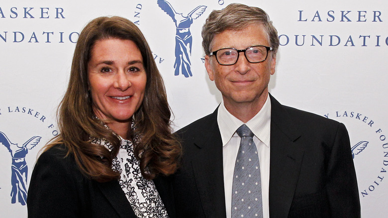 Melinda Gates, Bill Gates posing