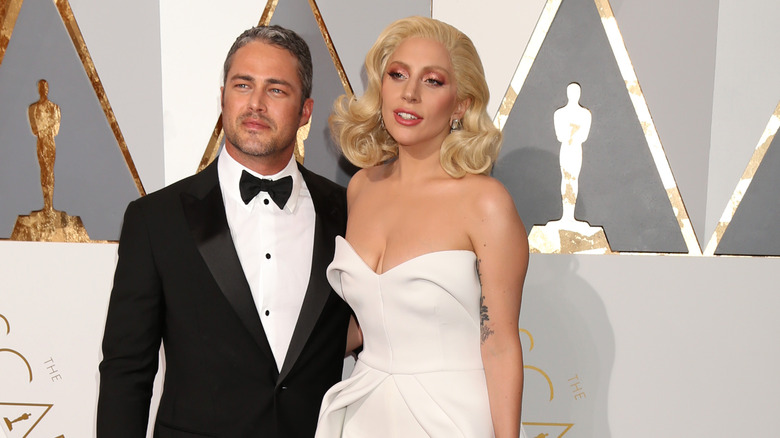 Taylor Kinney, Lady Gaga smiling